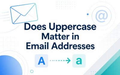 Email address uppercase article preview