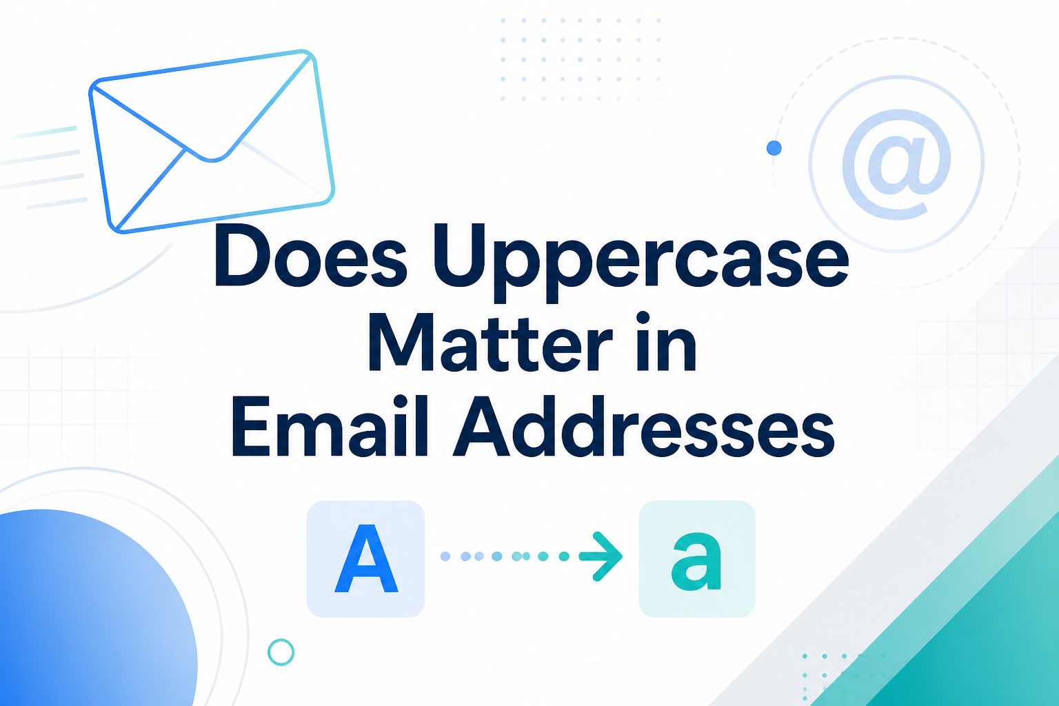 Email address typed in mixed uppercase and lowercase on a laptop screen